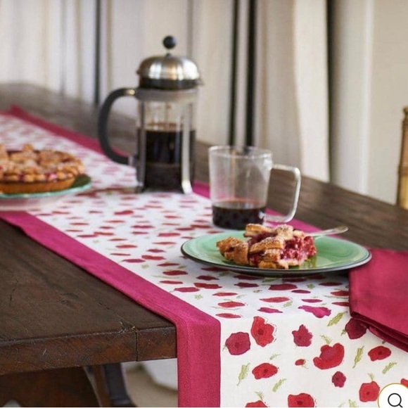 ๐ Nature Couleur Bruno Lamy Richly Colored Handmade Cotton Table Runner 16 x 72 - Picture 3 of 3